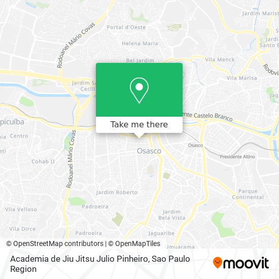 Academia de Jiu Jitsu Julio Pinheiro map