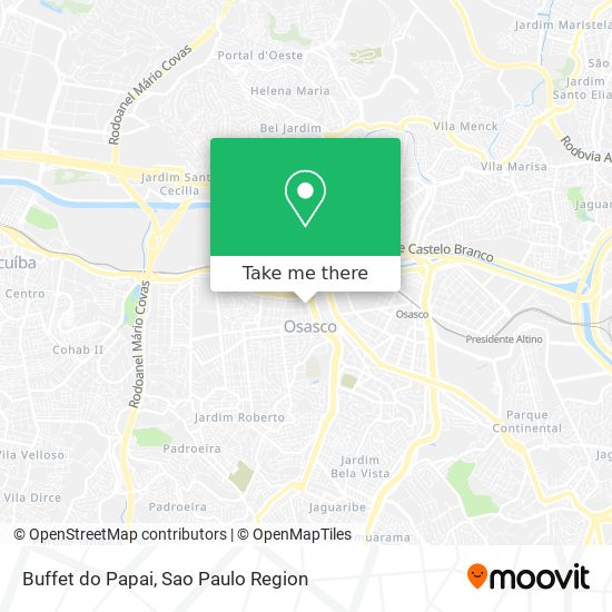 Mapa Buffet do Papai