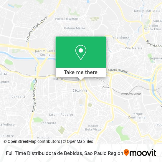 Full Time Distribuidora de Bebidas map