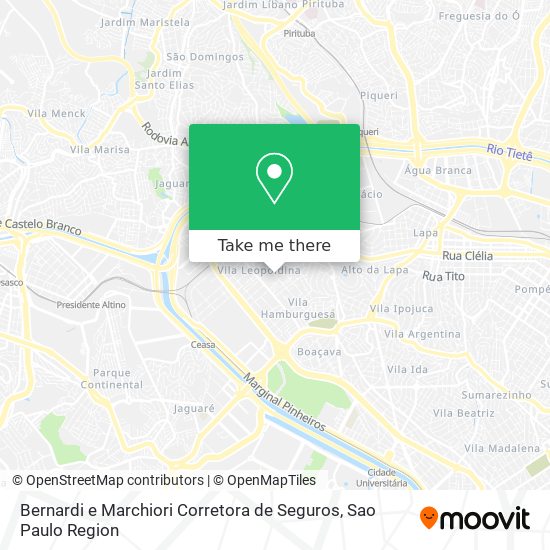 Bernardi e Marchiori Corretora de Seguros map