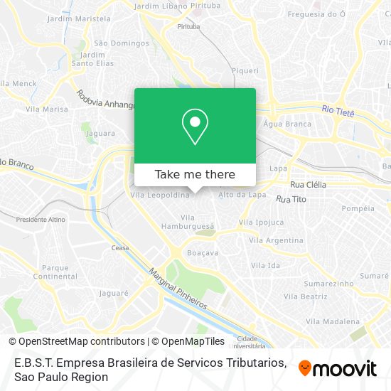 E.B.S.T. Empresa Brasileira de Servicos Tributarios map