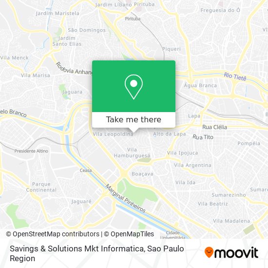 Savings & Solutions Mkt Informatica map