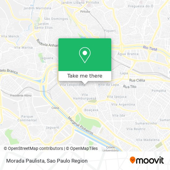 Morada Paulista map