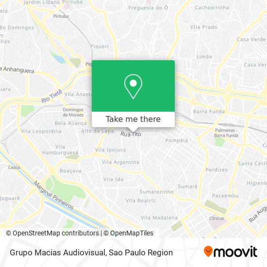 Mapa Grupo Macias Audiovisual