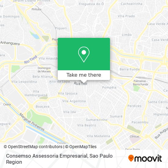 Mapa Consemso Assessoria Empresarial