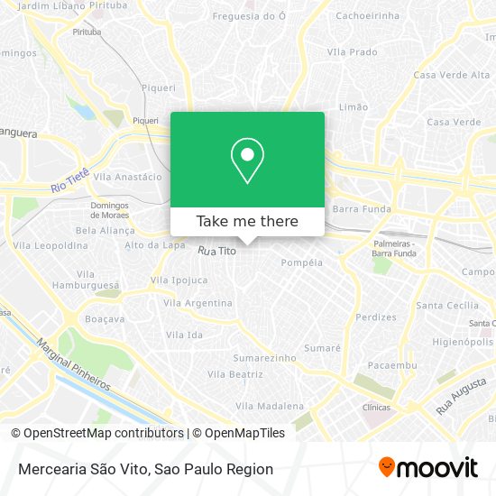 Mercearia São Vito map