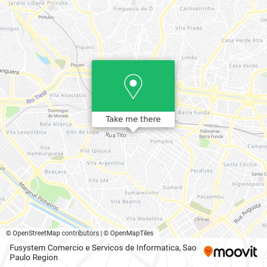 Fusystem Comercio e Servicos de Informatica map