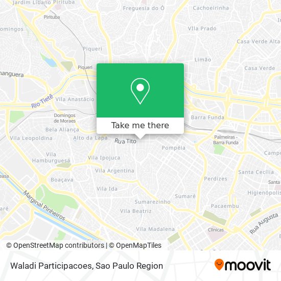 Waladi Participacoes map