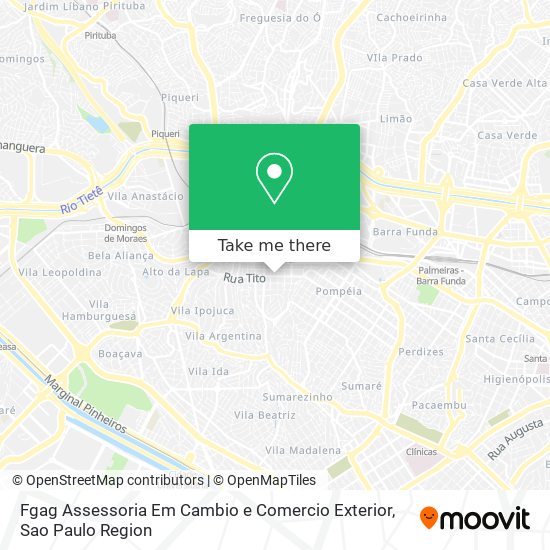 Fgag Assessoria Em Cambio e Comercio Exterior map