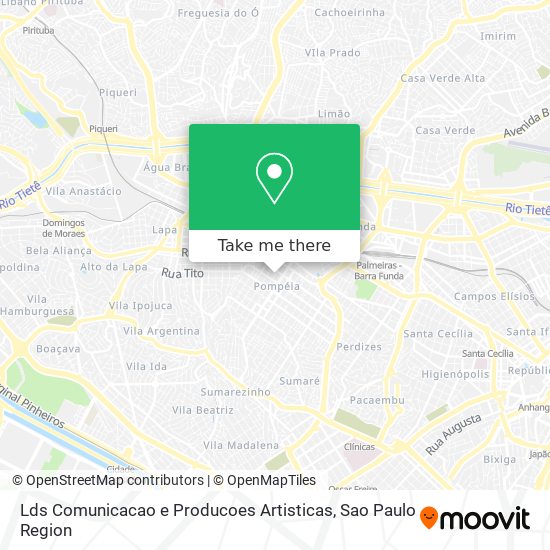 Mapa Lds Comunicacao e Producoes Artisticas