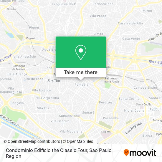 Mapa Condominio Edificio the Classic Four