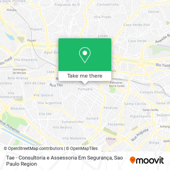 Tae - Consultoria e Assessoria Em Segurança map