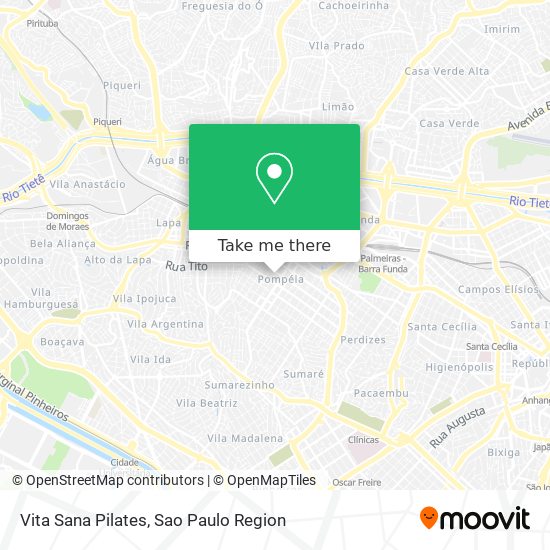 Mapa Vita Sana Pilates