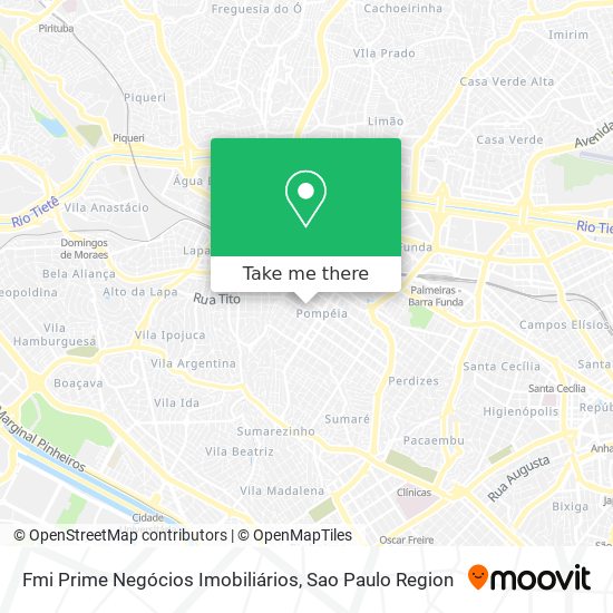 Fmi Prime Negócios Imobiliários map