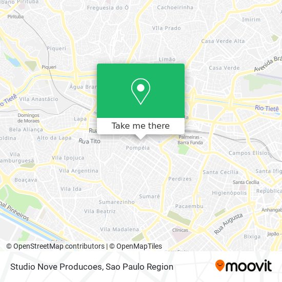 Studio Nove Producoes map