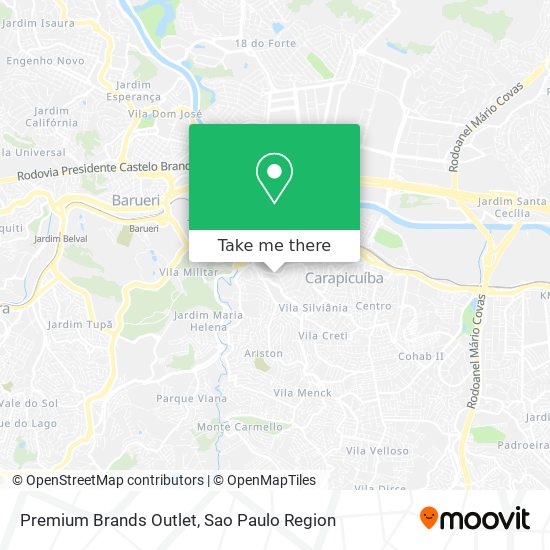 Premium Brands Outlet map