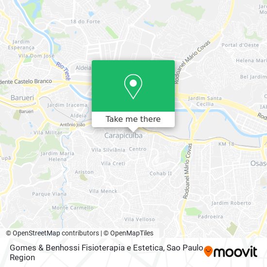 Gomes & Benhossi Fisioterapia e Estetica map