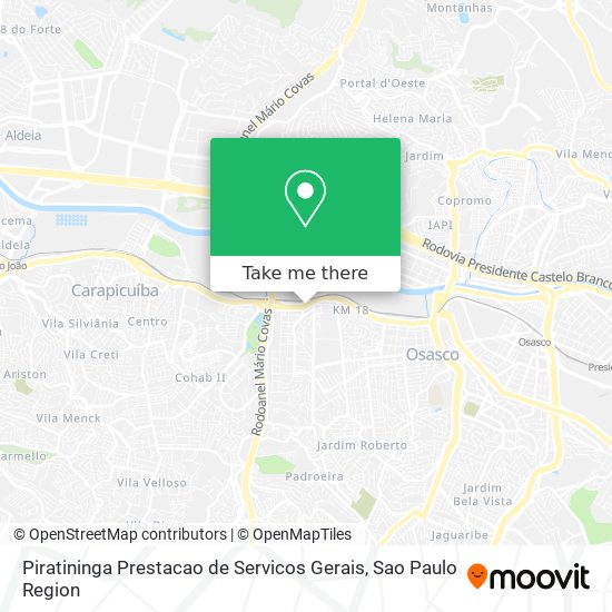 Piratininga Prestacao de Servicos Gerais map