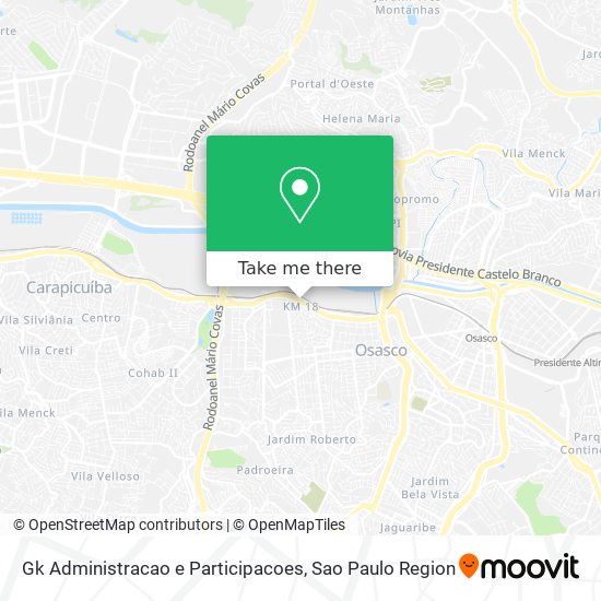 Gk Administracao e Participacoes map