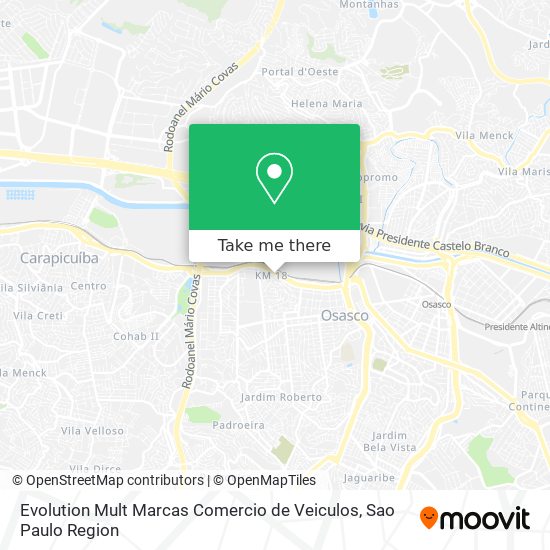 Evolution Mult Marcas Comercio de Veiculos map