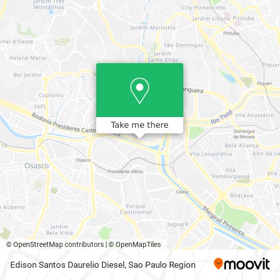 Edison Santos Daurelio Diesel map