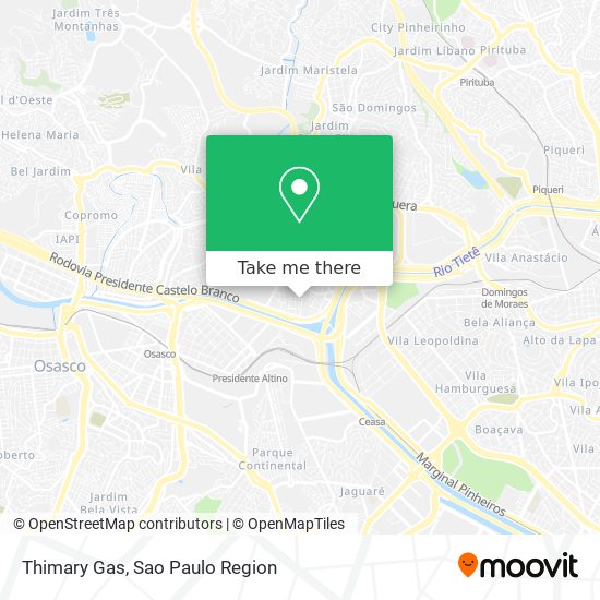 Thimary Gas map