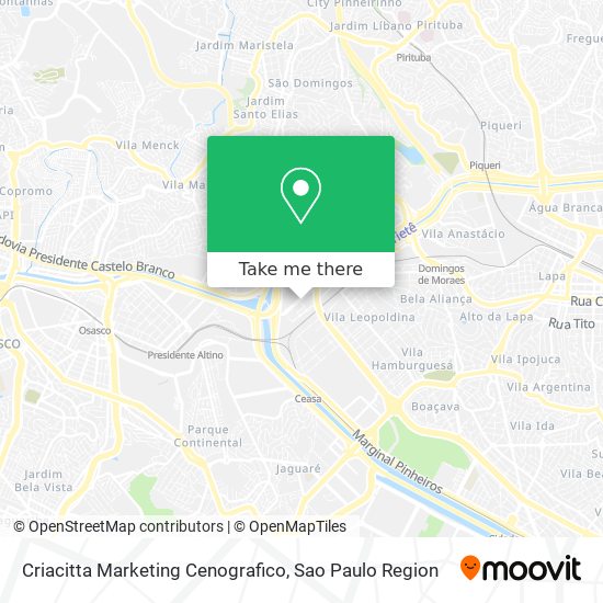 Criacitta Marketing Cenografico map