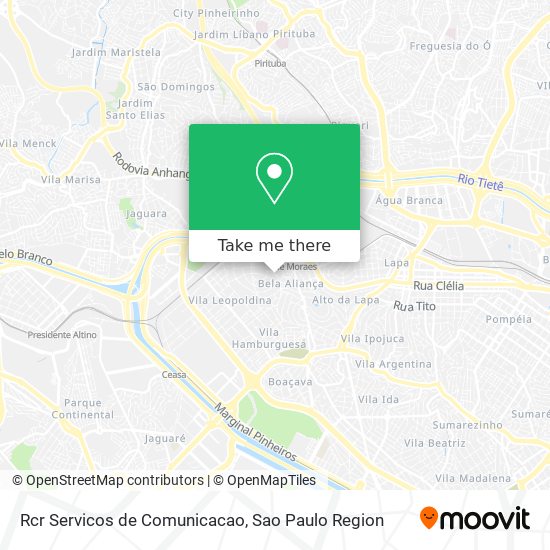 Mapa Rcr Servicos de Comunicacao