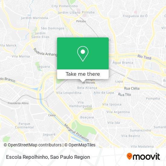 Escola Repolhinho map