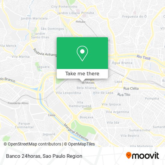 Banco 24horas map