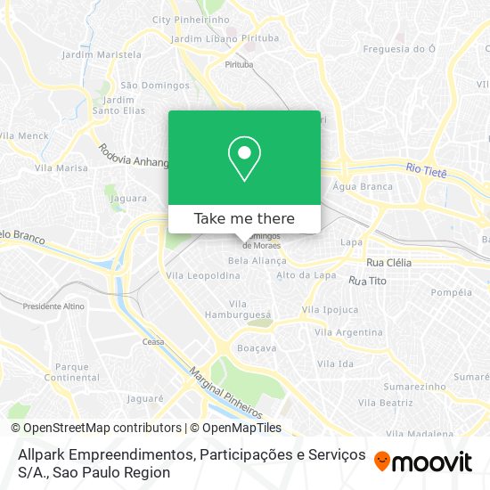 Allpark Empreendimentos, Participações e Serviços S / A. map