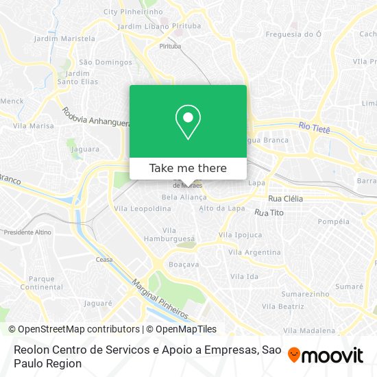 Reolon Centro de Servicos e Apoio a Empresas map