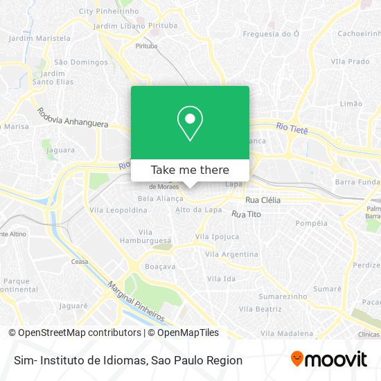 Mapa Sim- Instituto de Idiomas