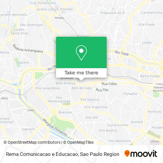 Mapa Rema Comunicacao e Educacao