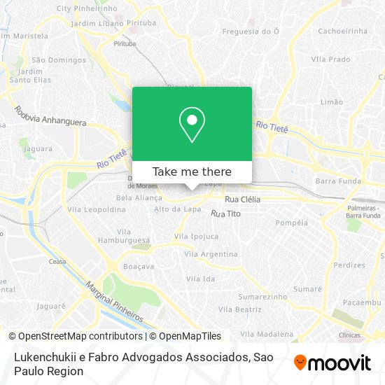 Lukenchukii e Fabro Advogados Associados map