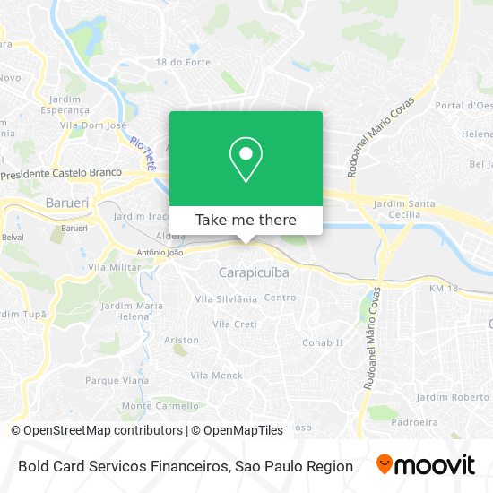 Bold Card Servicos Financeiros map
