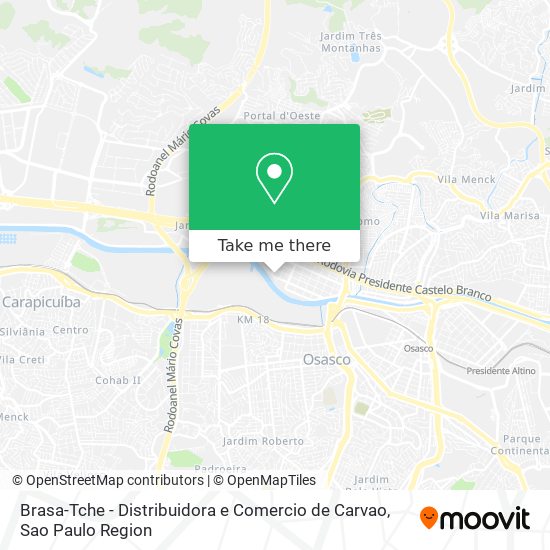 Brasa-Tche - Distribuidora e Comercio de Carvao map