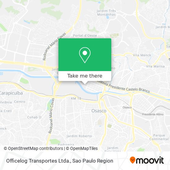 Officelog Transportes Ltda. map