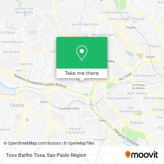 Toss Banho Tosa map