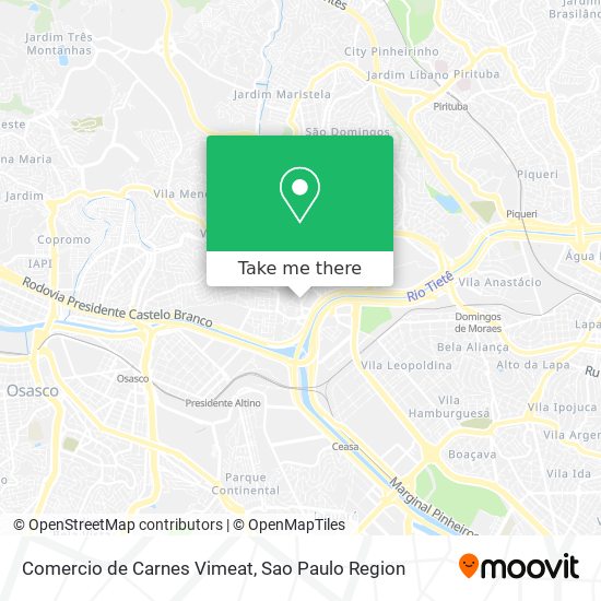 Comercio de Carnes Vimeat map