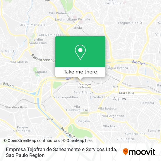 Empresa Tejofran de Saneamento e Serviços Ltda map