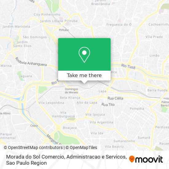 Morada do Sol Comercio, Administracao e Servicos map