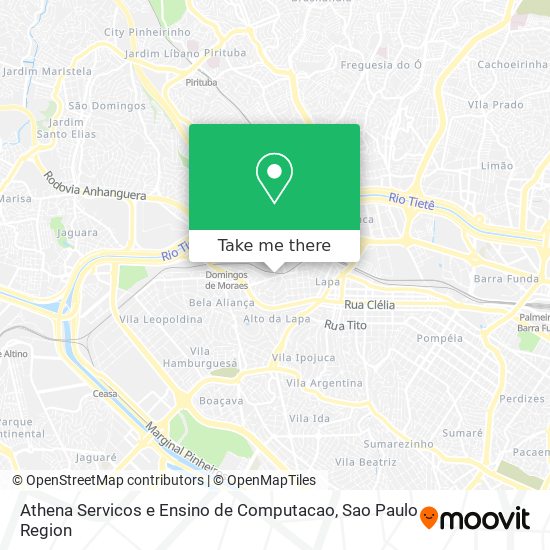 Athena Servicos e Ensino de Computacao map