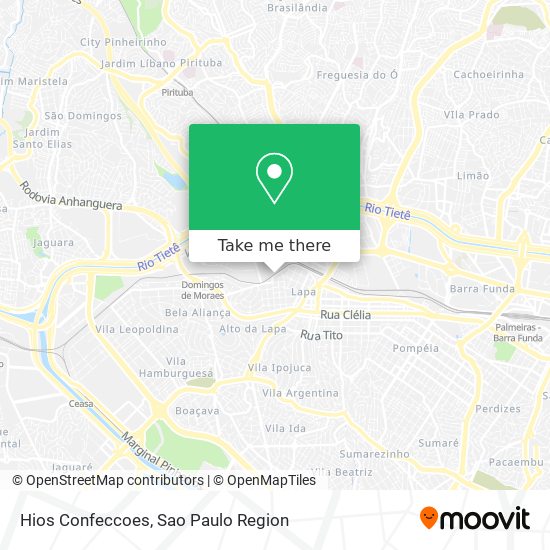 Hios Confeccoes map