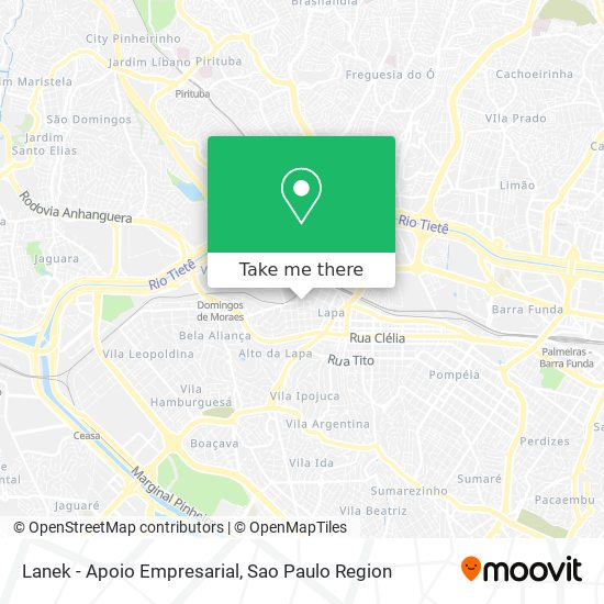 Mapa Lanek - Apoio Empresarial