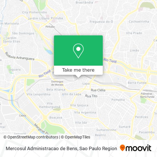 Mercosul Administracao de Bens map