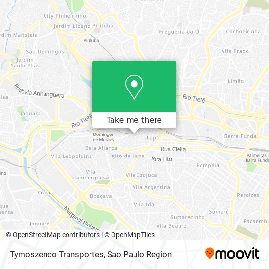 Mapa Tymoszenco Transportes