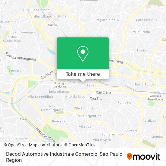 Decod Automotive Industria e Comercio map