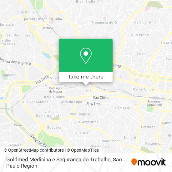 Goldmed Medicina e Segurança do Trabalho map