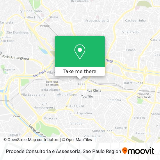 Mapa Procede Consultoria e Assessoria